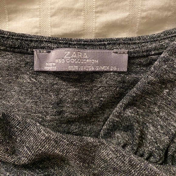 Zara grey tight mini dress - Picture 2 of 3